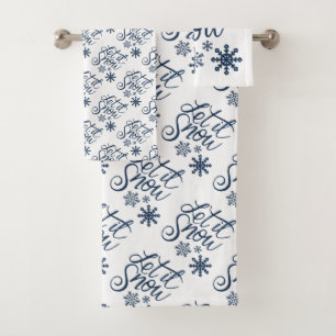 Conjunto De Toalhas Deixe nevar