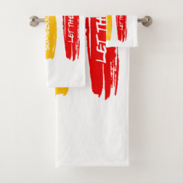 Conjunto De Toalhas Deixe-Os Dormir