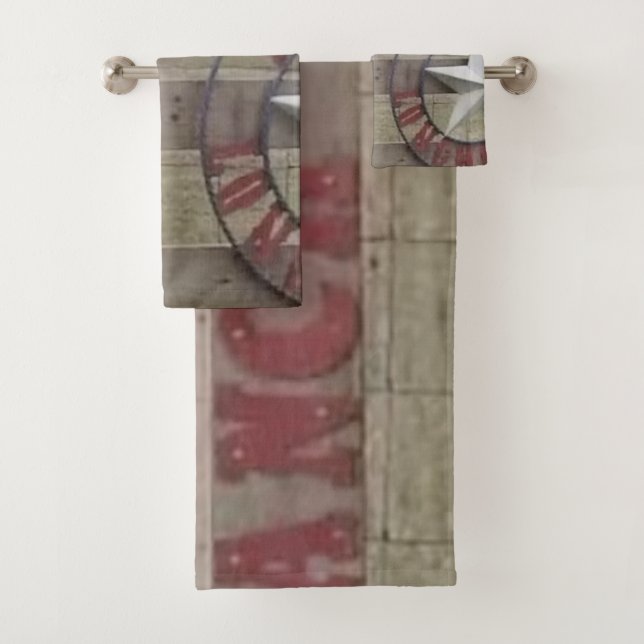 Conjunto De Toalhas Delaney Ranch Bath Towel Set (Insitu)