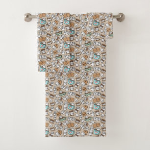Conjunto De Toalhas Deleites do Marshmallow