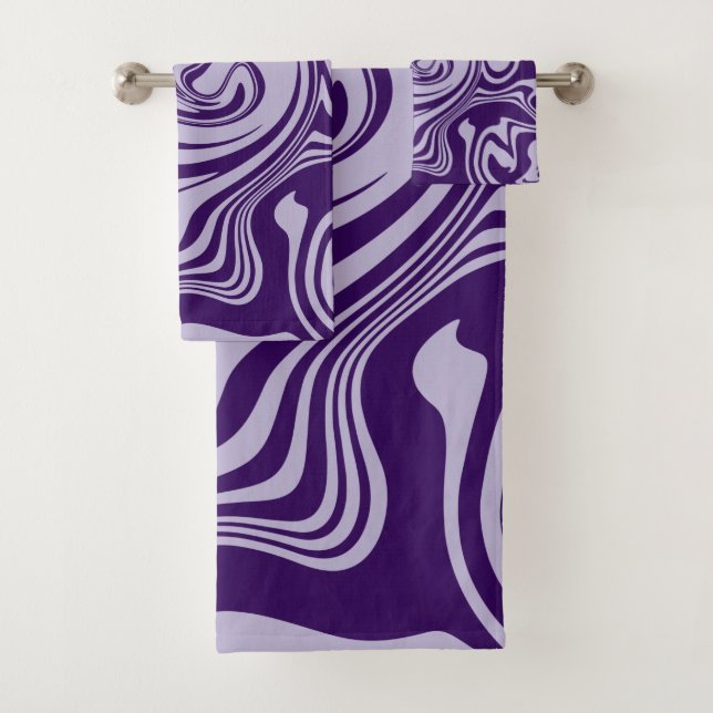 Conjunto De Toalhas Derramar - Roxo (Insitu)