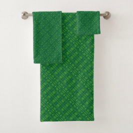 Conjunto De Toalhas Desenho de Amostras com Cruz de Natal para Amantes
