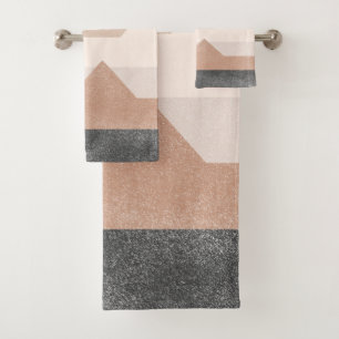 Conjunto De Toalhas design Abstrato