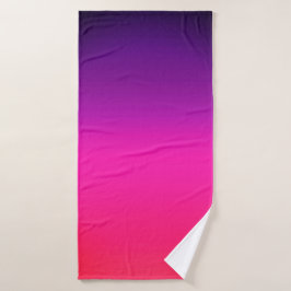 Conjunto De Toalhas Design abstrato neon Purple e cor-de-rosa