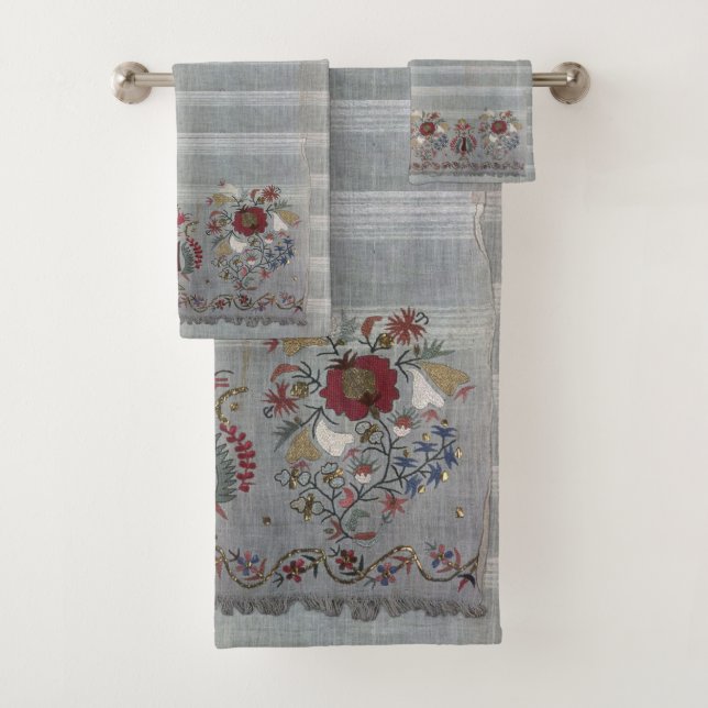 Conjunto De Toalhas Design Boho Grego Russo Vitoriano (Insitu)