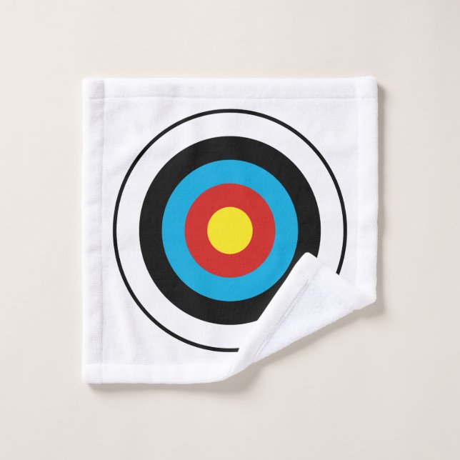 Conjunto De Toalhas Design de Alvo Bullseye (Pano de lavar)