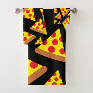 Conjunto De Toalhas Design de fatias de pizza