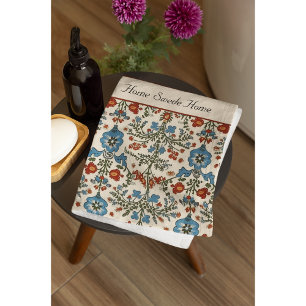Conjunto De Toalhas Design de flor de Arte Foliar Escandinávia persona