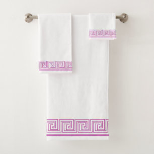 Conjunto De Toalhas Design de Frieze Roxo