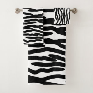 Conjunto De Toalhas Design de Impressão Zebra