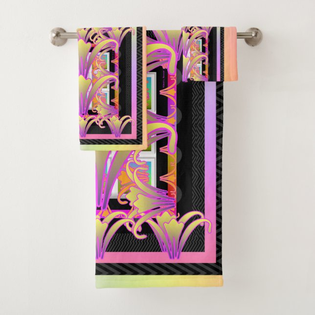 Conjunto De Toalhas Design de Jardim Floral (Insitu)