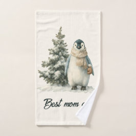 Conjunto De Toalhas Design de “Melhor Mãe de Todos os Tempos” com Ping