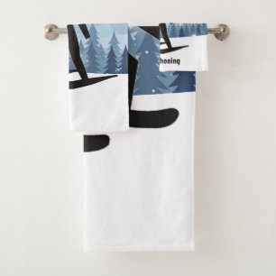 Conjunto De Toalhas Design de neve