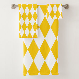 Conjunto De Toalhas Design de Verificadores de Ouros de Harlequin Bran