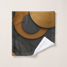 Conjunto De Toalhas Design do abstrato geométrico e preto de luxo e Do