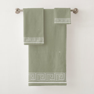 Conjunto De Toalhas Design do Frieze Branco