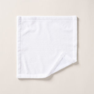 Conjunto De Toalhas Design simples branco personalizado Adicionar foto