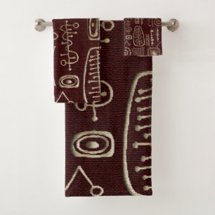 Conjunto De Toalhas Designs afrocentricos: