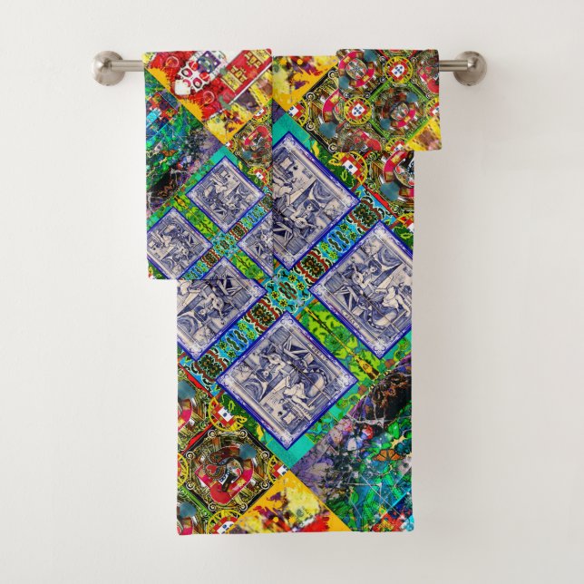 Conjunto De Toalhas Designs portuguesas (Insitu)
