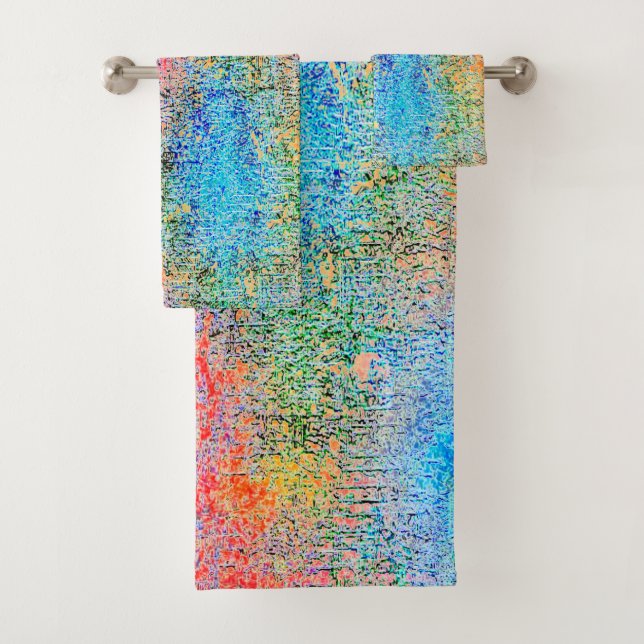 Conjunto De Toalhas Despredação das cores (Insitu)