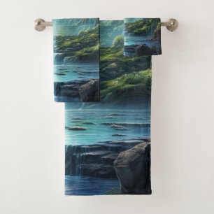 Conjunto De Toalhas Destino de Caduca Viajante do Nosso Mundo