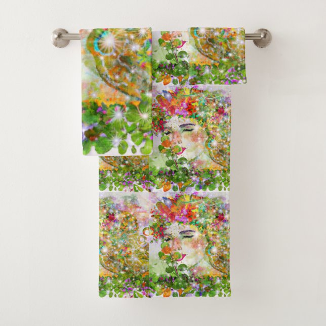 Conjunto De Toalhas Deusa Encantada (Insitu)