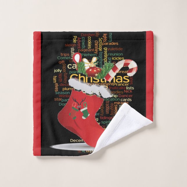 Conjunto De Toalhas Dia Especial de Chef de Natal Apron (Pano de lavar)