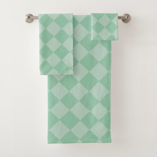 Conjunto De Toalhas Diamante de Circo Vintage (Insitu)