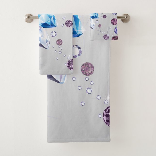 Conjunto De Toalhas Diamond Galaxy 3 (Insitu)