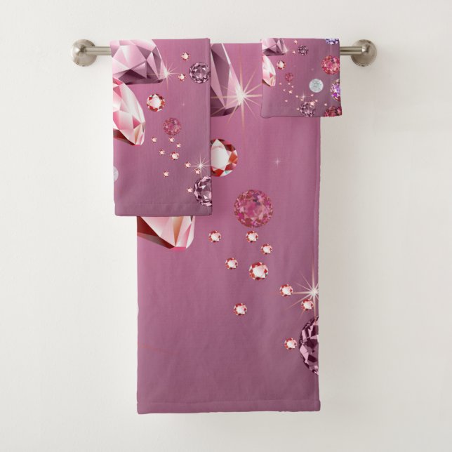 Conjunto De Toalhas Diamond Galaxy 9 (Insitu)