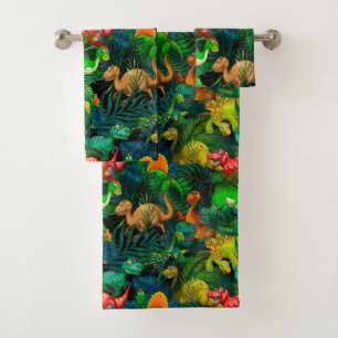 Conjunto De Toalhas Dinossaur Park