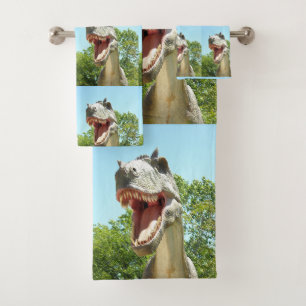 Conjunto De Toalhas Dinossauro T-Rex