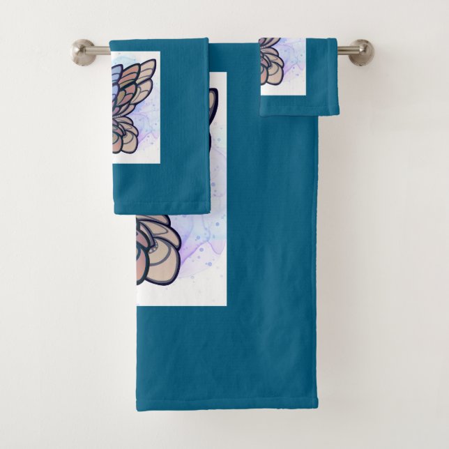 Conjunto De Toalhas Disegni dal fascino sofisticato (Insitu)