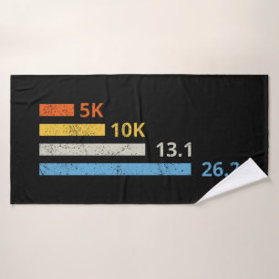 Conjunto De Toalhas Distâncias em Execução I - 5.000 13.1 26.2 Maraton