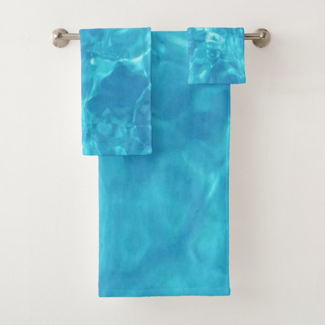 Conjunto De Toalhas Diversão de água piscina | Azul | (Insitu)