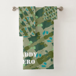 Conjunto De Toalhas Diverse green colors background