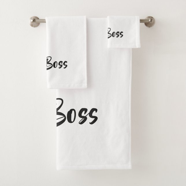 CONJUNTO DE TOALHAS DIVERTIDO, O CHEFE (Insitu)