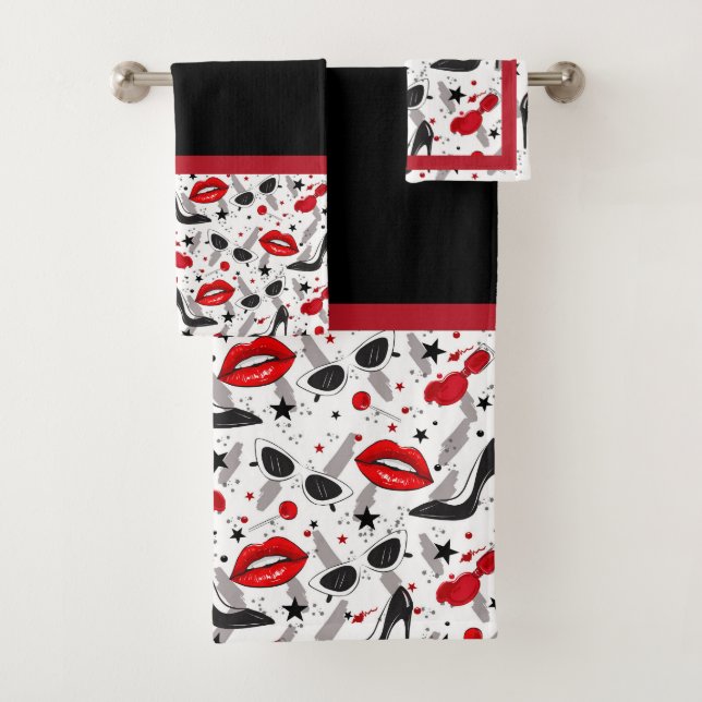 Conjunto de toalhas do 50 Glam Bath (Insitu)