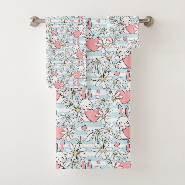 Conjunto de toalhas do banho da páscoa (Insitu)