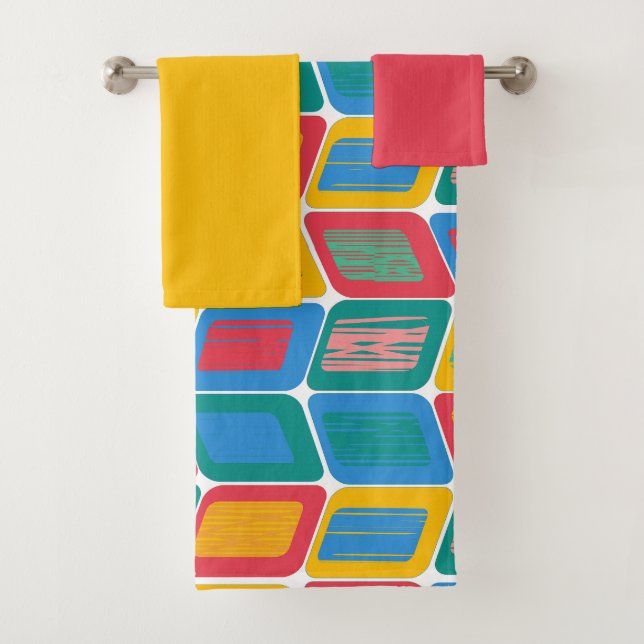 Conjunto de toalhas do banho de inclinação brilhan (Insitu)