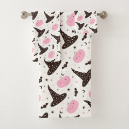 Conjunto de Toalhas do Banho do Tema Halloween