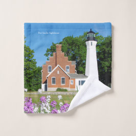 conjunto de toalhas do Farol de Port Sanilac