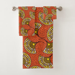 Conjunto de Toalhas do Ventilador Vermelho Ancara