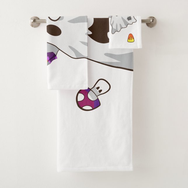 Conjunto De Toalhas Doce Fantasma (Insitu)