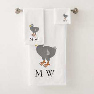 Conjunto De Toalhas Dodo Design Monogramado
