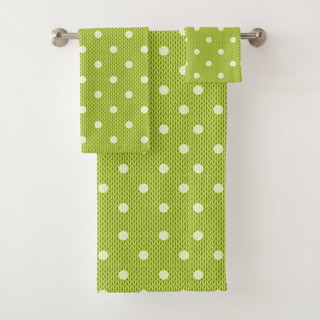 Conjunto De Toalhas Dotty Delight Green (Insitu)
