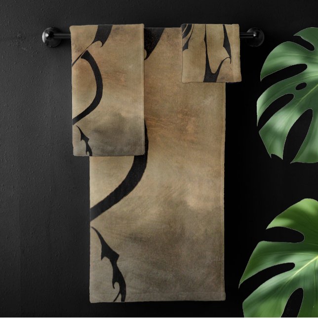 Conjunto De Toalhas Dragão Azulejo Pedra (Criador carregado)