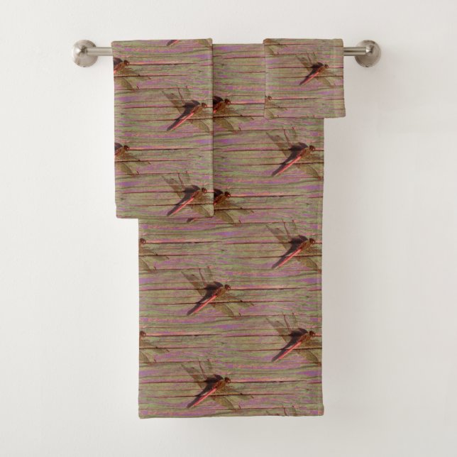 Conjunto De Toalhas Dragonfly Colorful (Insitu)