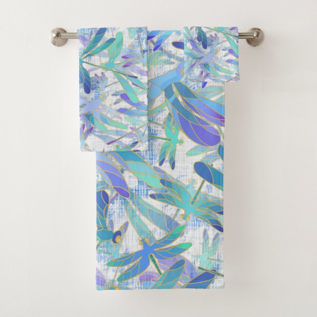 Conjunto De Toalhas Dragonfly Holiday | Branco (Insitu)