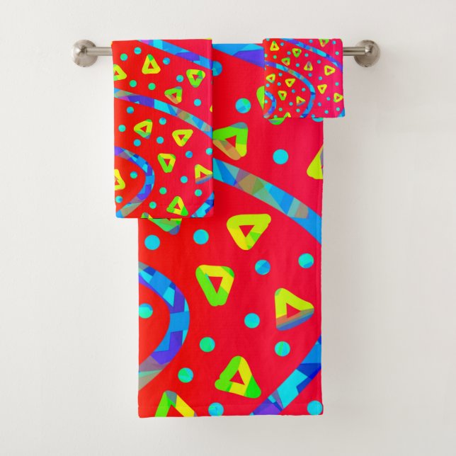 Conjunto De Toalhas Dream Wave Festival - Warm Candy Rain (Insitu)